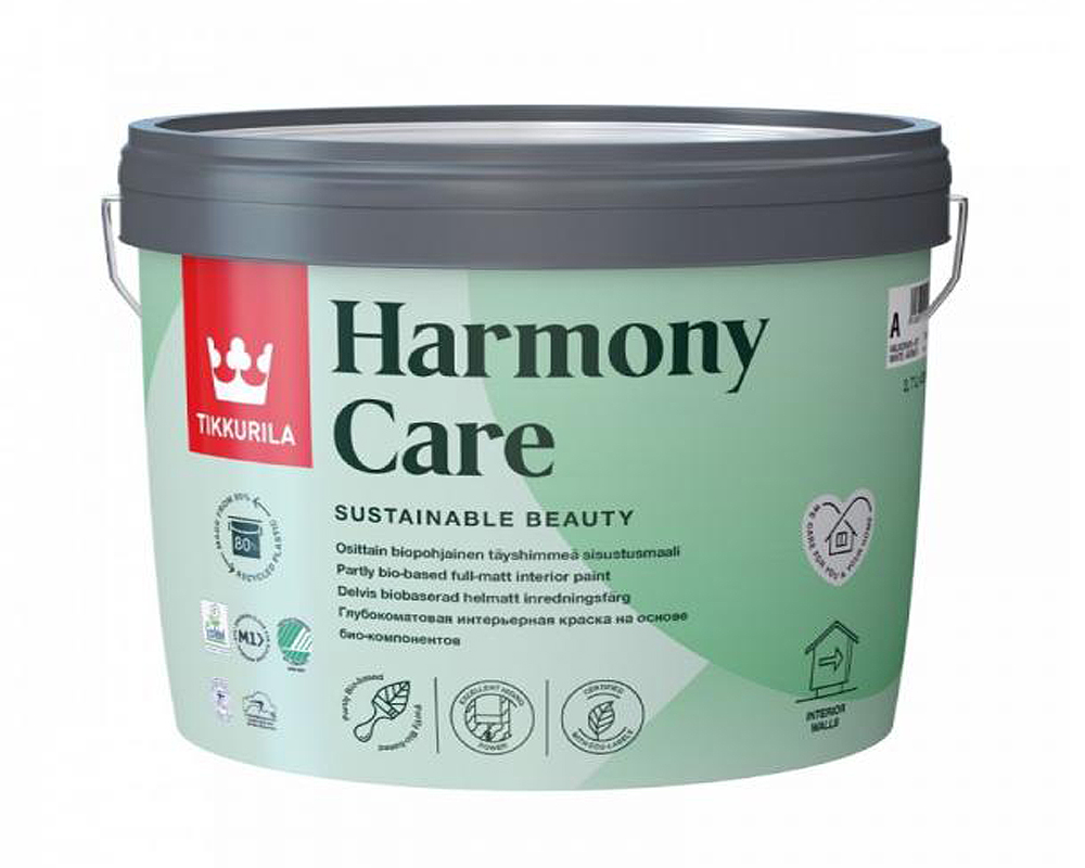 Tikkurila Harmony Care интерьерная гипоаллергенная краска FIN