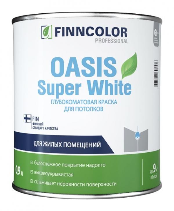 Finncolor 'OASIS Super White' краска для потолка с высокой степенью белизны