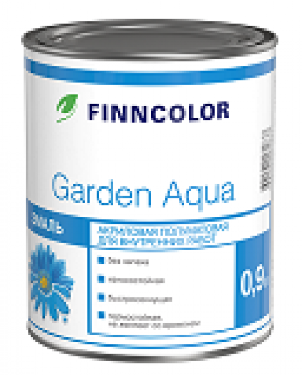 Finncolor Garden Aqua быстросохнущая акриловая эмаль без запаха