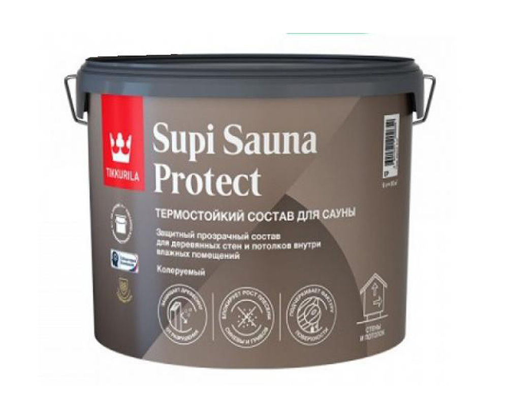 Tikkurila Supi Sauna Protect защитное средство для саун