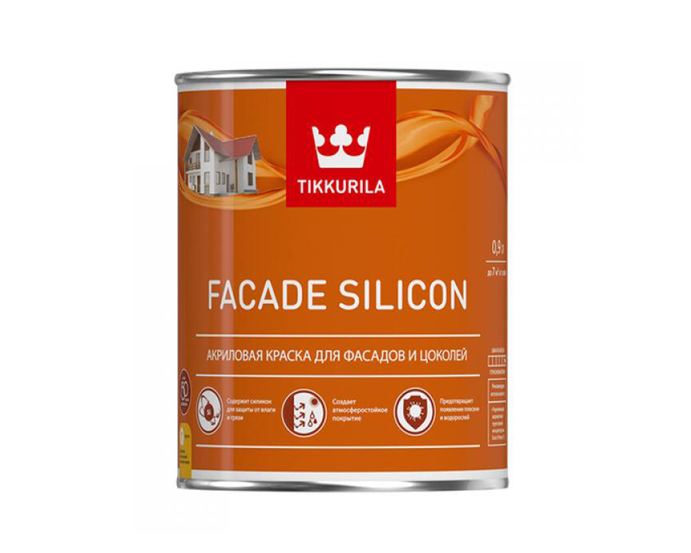 Tikkurila Facade Silicon силиконовая паропроницаемая краска